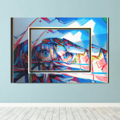 Manga キャンバスプリント (インサイチュ (ウッドフロア))