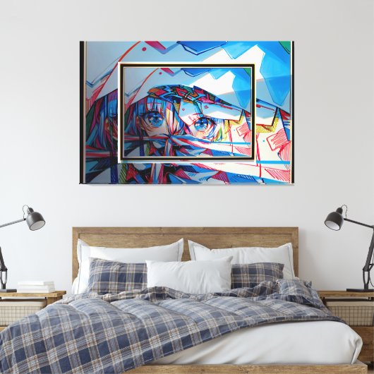 Manga キャンバスプリント (インサイチュ (寝室))