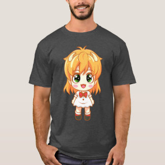 manga anime girl boy tシャツ