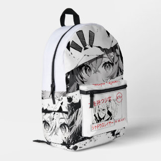 Manga Backpack Anime  プリントバックパック