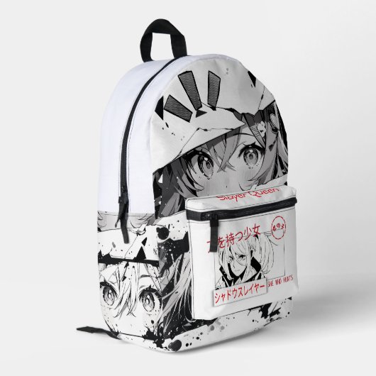 Manga Backpack Anime  プリントバックパック (裏面左端)