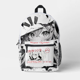 Manga Backpack Anime  プリントバックパック