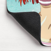 Manga beach girl マウスパッド (コーナー)