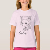Manga Catgirl Tシャツ (正面)