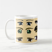manga eyes コーヒーマグカップ (左)