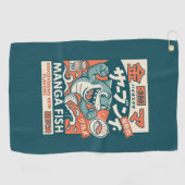 Manga Fish ゴルフタオル (横)