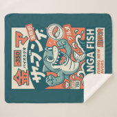 Manga Fish シェルパブランケット (正面(横))