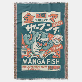 Manga Fish スローブランケット