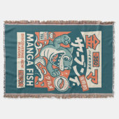 Manga Fish スローブランケット (正面)
