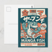 Manga Fish ポストカード (正面/裏面)