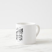 Manga Is My Life Anime Eyes Glitch Art エスプレッソカップ (正面右)