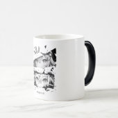 Manga Is My Life Anime Eyes Glitch Art モーフィングマグカップ (正面右)