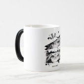 Manga Is My Life Anime Eyes Glitch Art モーフィングマグカップ (正面左)