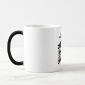 Manga Is My Life Anime Eyes Glitch Art モーフィングマグカップ (左)