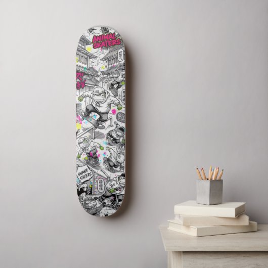 Manga Style Japanese Art for Skateboard & Stickers スケートボード (ウォールアート)