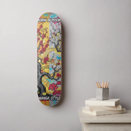 Manga Style Japanese Art for Skateboard & Stickers スケートボード