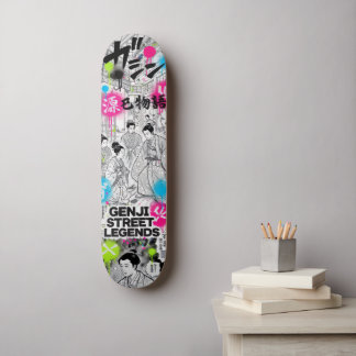 Manga Style Japanese Art for Skateboard & Stickers スケートボード