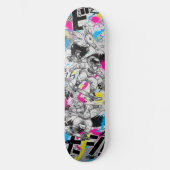 Manga Style Japanese Art for Skateboard & Stickers スケートボード (正面)
