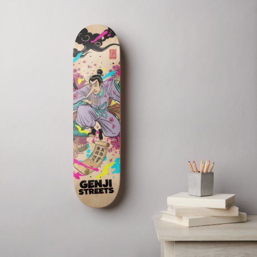 Manga Style Japanese Art for Skateboard & Stickers スケートボード (ウォールアート)