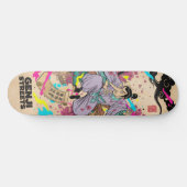 Manga Style Japanese Art for Skateboard & Stickers スケートボード (横)