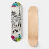 Manga Style Japanese Art for Skateboard & Stickers スケートボード (正面)