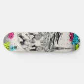 Manga Style Japanese Art for Skateboard & Stickers スケートボード (横)