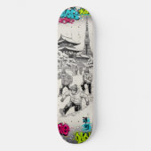Manga Style Japanese Art for Skateboard & Stickers スケートボード (正面)