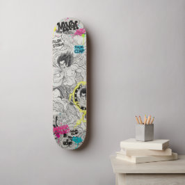 Manga Style Japanese Art for Skateboard & Stickers スケートボード