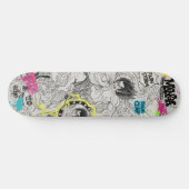 Manga Style Japanese Art for Skateboard & Stickers スケートボード (横)