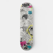 Manga Style Japanese Art for Skateboard & Stickers スケートボード (正面)