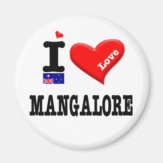 MANGALORE - I Love マグネット (正面)