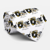 Manganの家紋 ネクタイ (ロール)