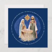 Mangerの遠くに歌詞の出生シーン青 シーズンカード (正面/裏面)