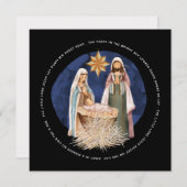 Mangerの遠くに歌詞の出生シーン黒 シーズンカード (正面/裏面)