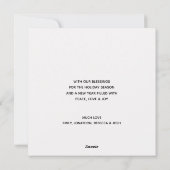 Mangerの遠くに歌詞の出生シーン黒 シーズンカード (裏面)