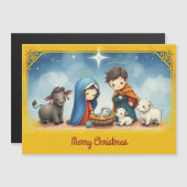 Manger Magnetic Greeting Card内 マグネット招待状 (正面/裏面)