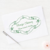 Mango Chutneyカスタマイズ可能なラベル 楕円形シール (封筒)