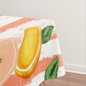 Mango Fruit Pattern with Green Leaves テーブルクロス (インサイチュ)