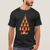 Mango Fruit  Xmas Holiday Santa Mango Christmas Tr Tシャツ (正面)