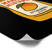 Mango Mustard 67 Six Seven 6-7 - Funny Brainrot Ki ポスター (角)