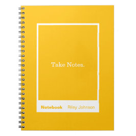 Mango Orange Block Quote Classic Notebook ノートブック