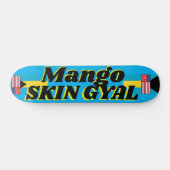 MANGO SKIN GYAL 7 3/4"スケートボードデッキ スケートボード (横)