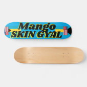 MANGO SKIN GYAL 7 3/4"スケートボードデッキ スケートボード (横)