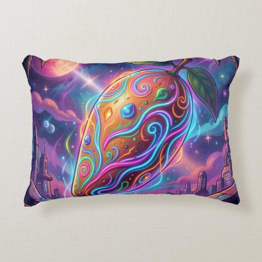 Mango – Tropical Fruit Full of Flavor´3 アクセントクッション (正面)