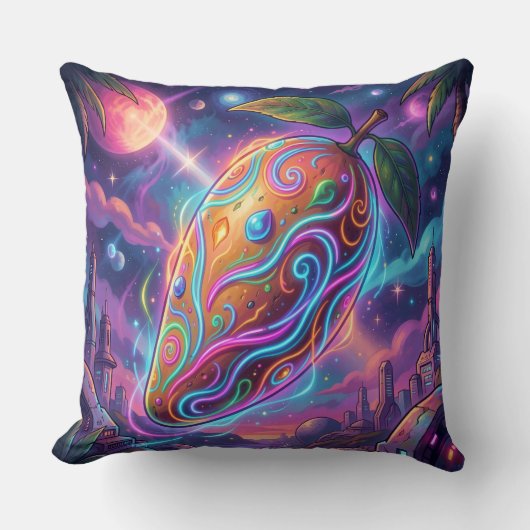 Mango – Tropical Fruit Full of Flavor´3 クッション (正面)