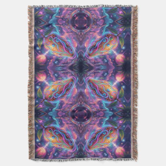 Mango – Tropical Fruit Full of Flavor´3 スローブランケット (正面縦)