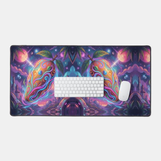 Mango – Tropical Fruit Full of Flavor´3 デスクマット (キーボード&マウス)