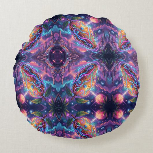 Mango – Tropical Fruit Full of Flavor´3 ラウンドクッション (正面)