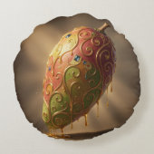 Mango – Tropical Fruit Full of Flavor´6 ラウンドクッション (裏面)