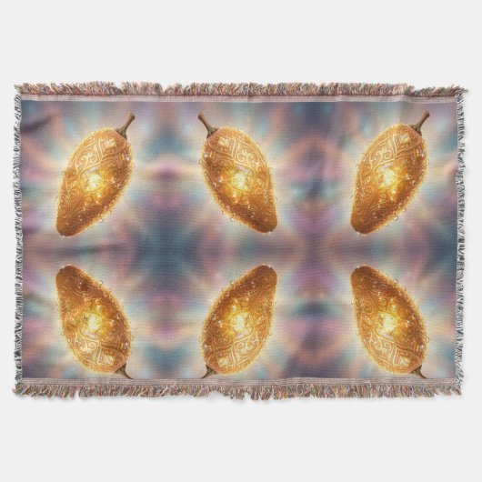 Mango – Tropical Fruit Full of Flavor´7 スローブランケット (正面)